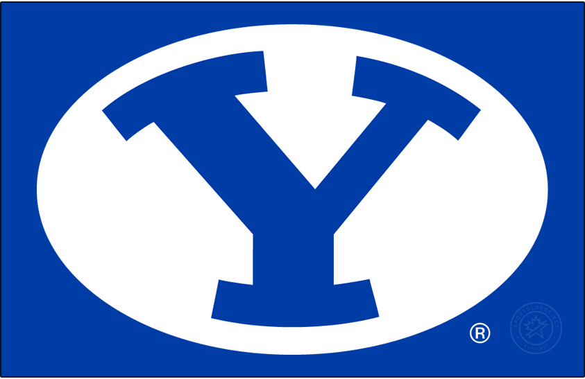 Brigham Young Cougars 2016-Pres Alt on Dark Logo v2 iron on transfers for clothing